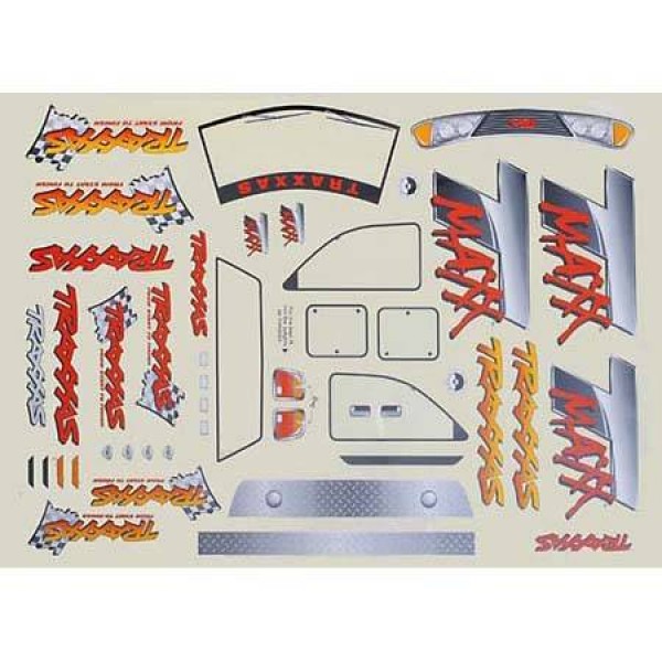 Traxxas T-Maxx Decal Sheet