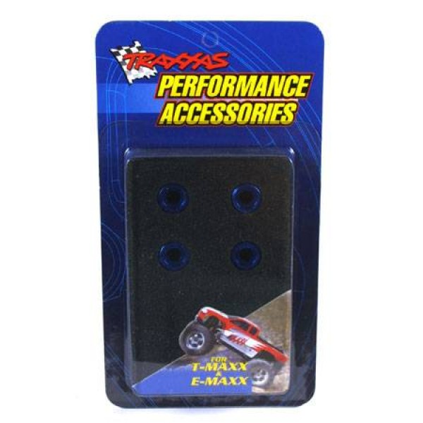 Traxxas T-Maxx Aluminum Caps Pivot Balls Blue (4)