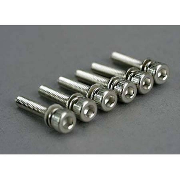 Traxxas T-Maxx 2.5 Caphead Machine Screws 3x15mm (6)