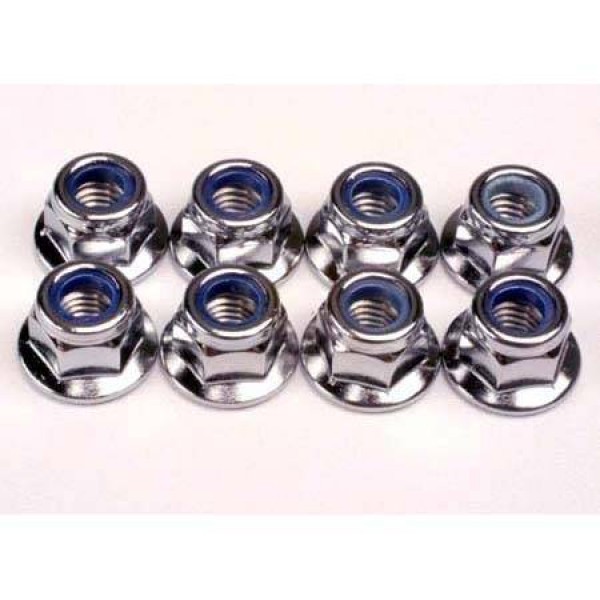 Traxxas Flanged Nylon Nuts 5mm (8)