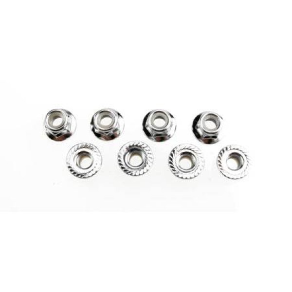 Traxxas E-Maxx Nuts 5mm Flanged Nylon Locking
