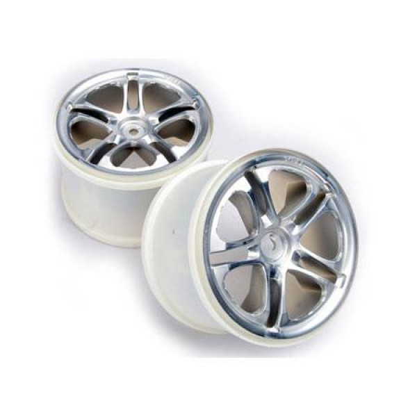 Traxxas Revo/Maxx Split Spoke 3.8" Satin Wheels (2)