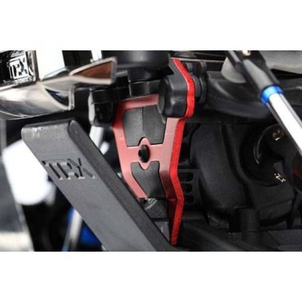 Traxxas Bulkhead Tie Bars Front Rear Red-Anodzied Aluminum