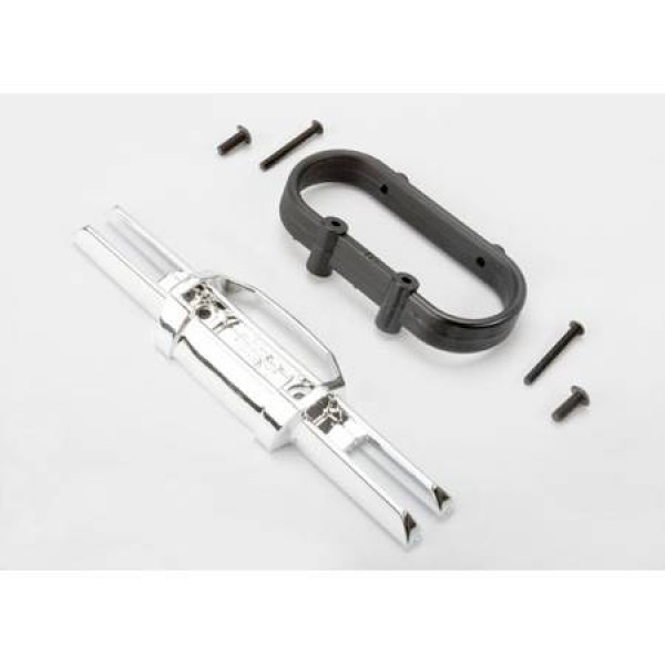 Traxxas Chrome Rear Bumper with Mount