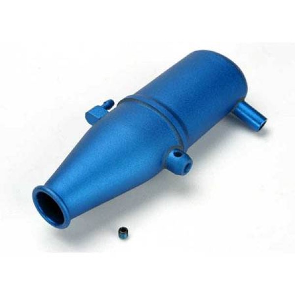 Traxxas Revo Aluminum Tuned Pipe Blue Anodized
