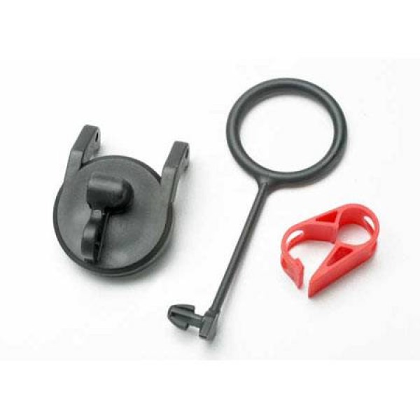 Traxxas Revo Pull Ring Fuel Tank Cap/Engine Shut Off Clamp