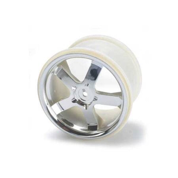 Traxxas Maxx/Revo Chrome Wheels Hurricane 3.8" (2)