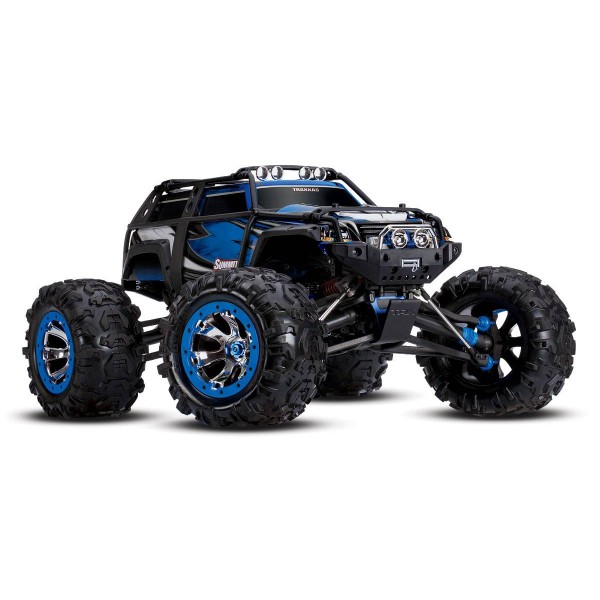 Summit 1/10 Scale 4WD Electric Extreme Terrain Monster Truck, blue