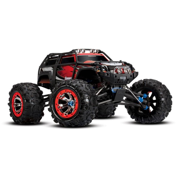 Summit 1/10 4WD Electric Extreme Terrain Monster Truck, Red