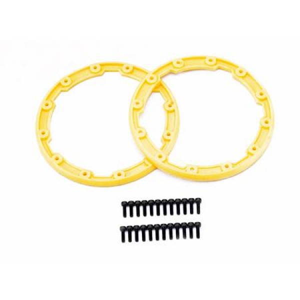 Traxxas Sidewall Protector Beadlock Yellow (2)