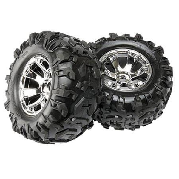 Traxxas Summit Canyon AT Tires Mounted on Geode Wheels (2)