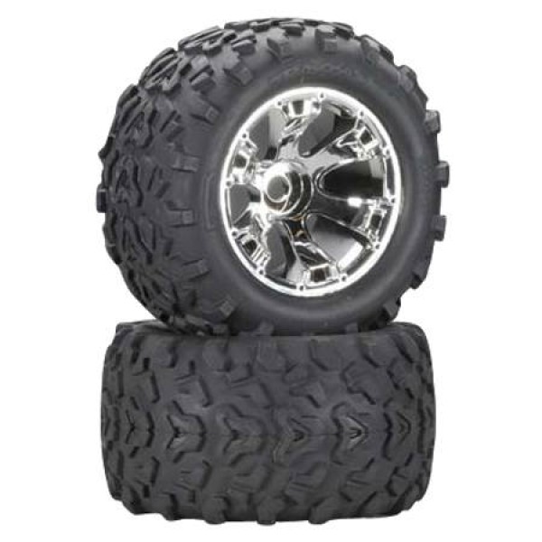 traxxas t maxx 2.5 wheels and tires