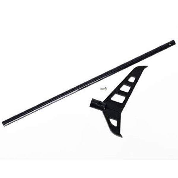 Traxxas DR-1 Tail Boom Black-Anodized/Tail Fin/Screw