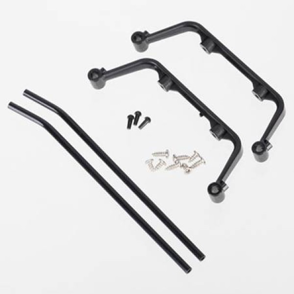 Traxxas DR-1 Landing Skid Set Black-Anodized/Screws (4)