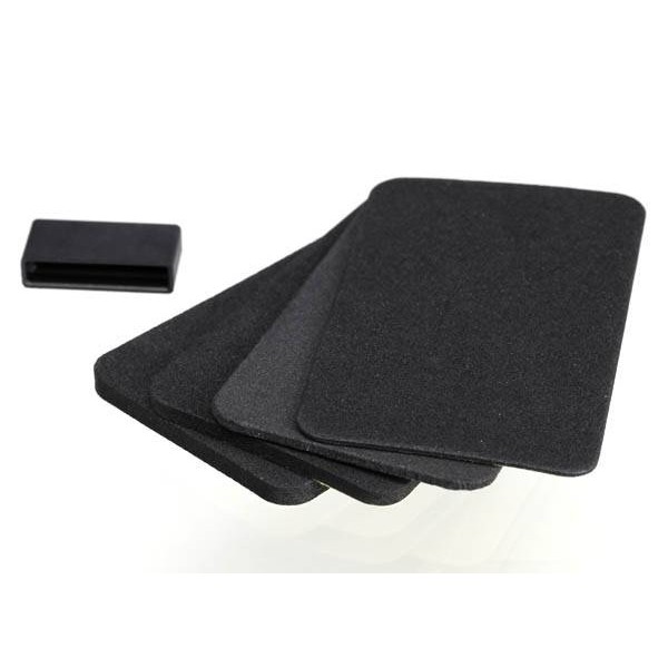 Traxxas Spacers (4) grip pads (3) connector dust cover (1) (for TQi docking base)