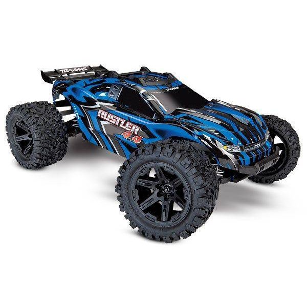 Traxxas Rustler 4X4 1/10 RTR Stadium Truck (Blue)