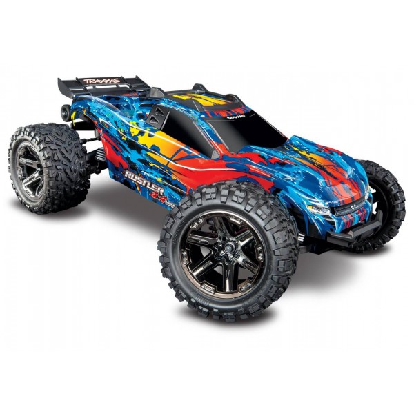 Traxxas Rustler Stadium Truck 4X4 VXL Brushless RTR 1/10 4WD (Red)