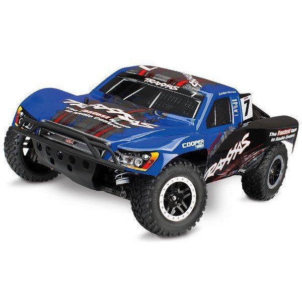 Traxxas 1/10 Slash 4WD Brushless RTR Short Course Truck, Blue