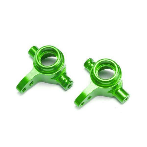 Traxxas Aluminum Steering Blocks (green-anodized), left & right