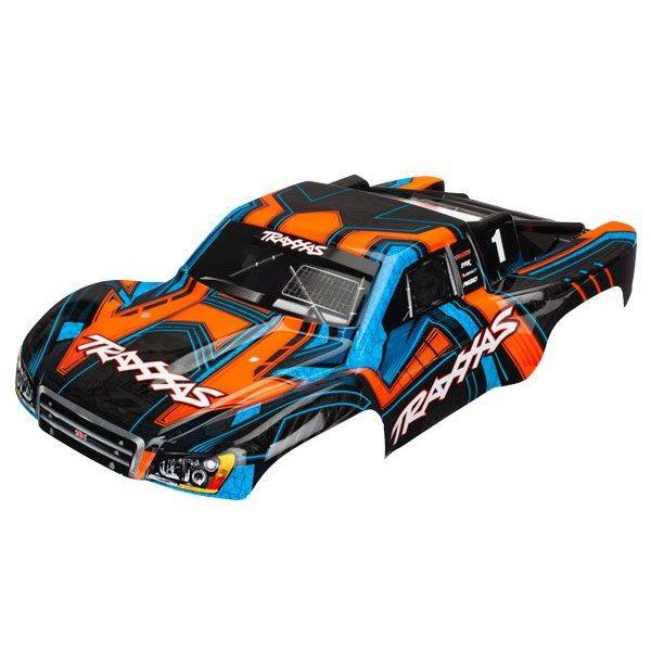 Traxxas Slash 4x4 Painted Body (orange / blue)