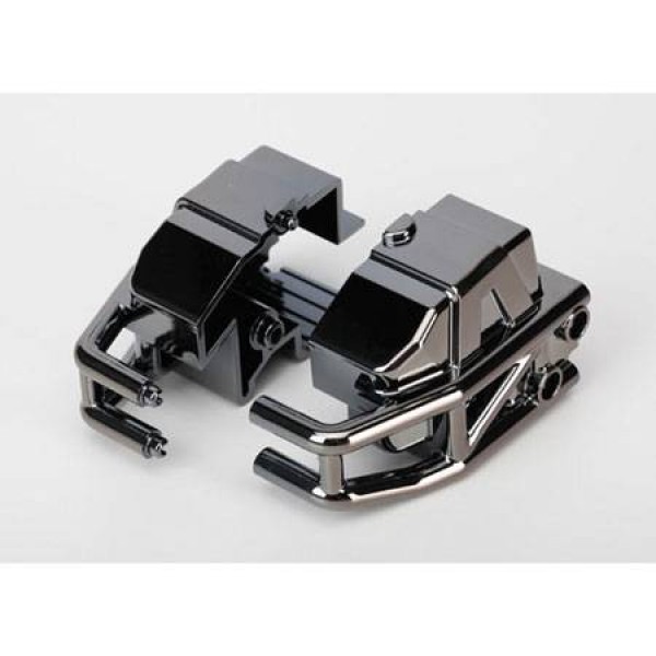 Traxxas Funny Car Bumper Front Black Chrome Left/Right