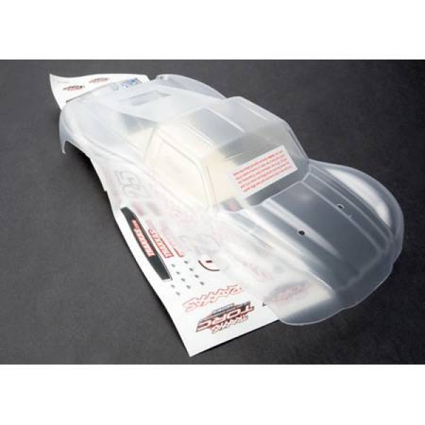 Traxxas 1/16 Slash VXL Clear Body/Grill/Lights/Decal Sheet