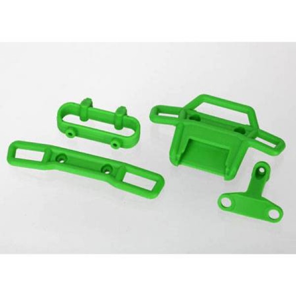 Traxxas 1/16 Grave Digger Bumper/Support Front/Rear