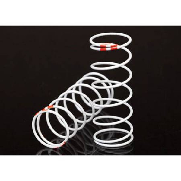 Traxxas Spring Shock White GTR Long 0.623 Rate Orange (2)