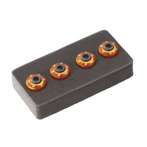 Traxxas Wheel Nut Washer Aluminum Orange