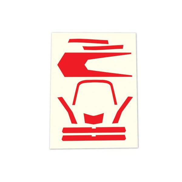 Traxxas Aton Decals High Visibility Red