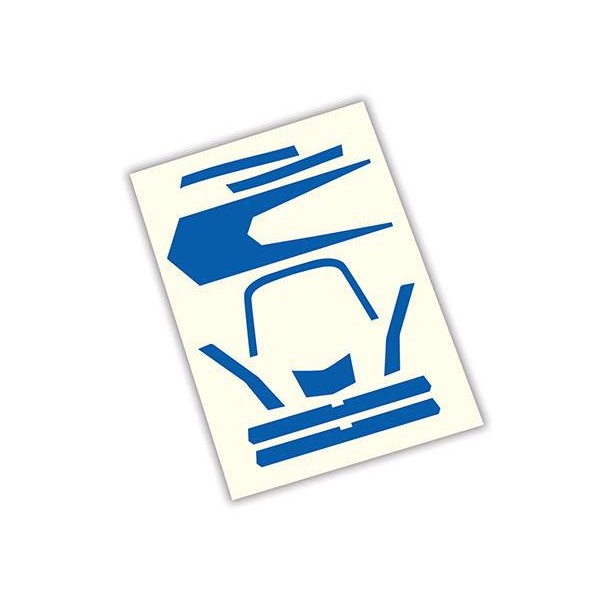 Traxxas Aton Decals High Visibility Blue