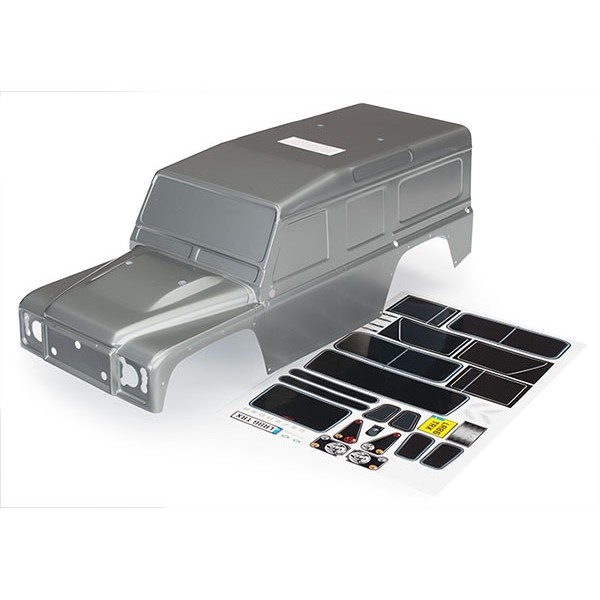 Traxxas Land Rover Defender Body, Graphite Silver