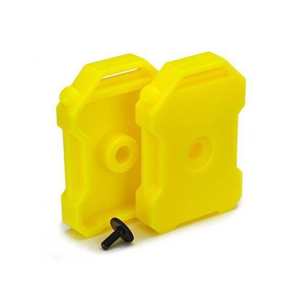 Traxxas Fuel canisters (yellow) (2)