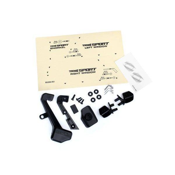 Traxxas Side Mirrors with Snorkel