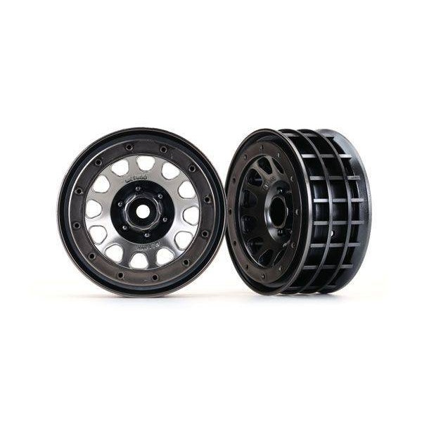 Traxxas Method 105 (2.2") Beadlock Wheels (Black Chrome) (2 pcs)
