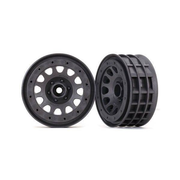 Traxxas Method 105 (2.2") Beadlock Wheels (Charcoal Gray) (2 pcs)