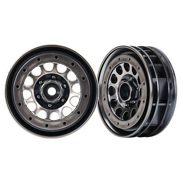 Traxxas Method 105 (1.9") Beadlock Wheels (Black Chrome) (2 pcs)