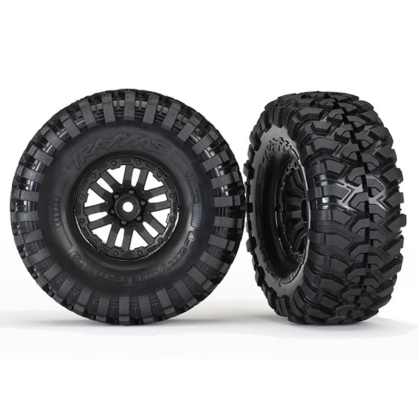 Traxxas Assembled Canyon Trail Tires and Wheels, 19" (TRX-4) (2)