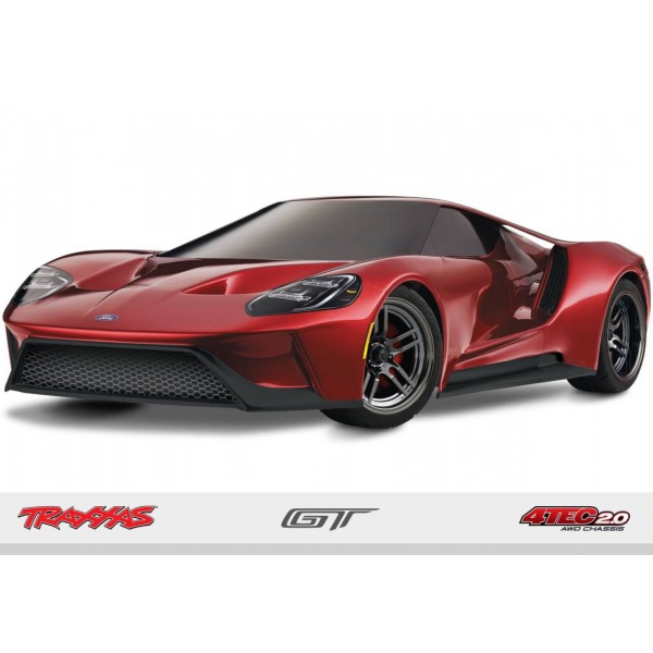 Traxxas 4-Tec 2.0 RTR 1/10 4WD Touring Car with Ford GT Body, Red