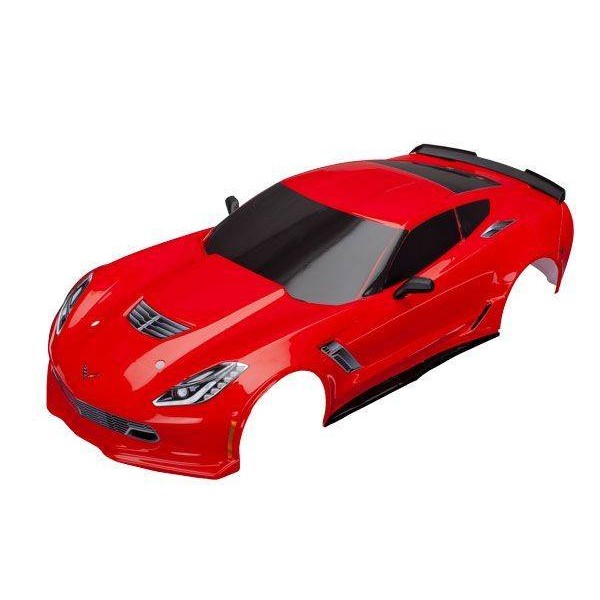 Traxxas Red Body for Chevy Corvette Z06