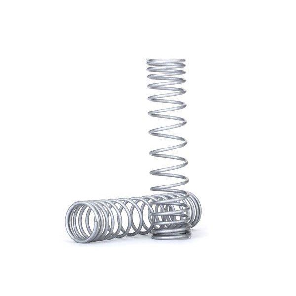 Traxxas GTR Rear Progressive Shock Springs Silver (1.042 rate)