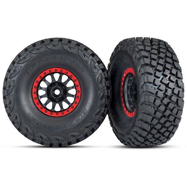 Traxxas Black Method Race Wheels with beadlock BFGoodrich Tires