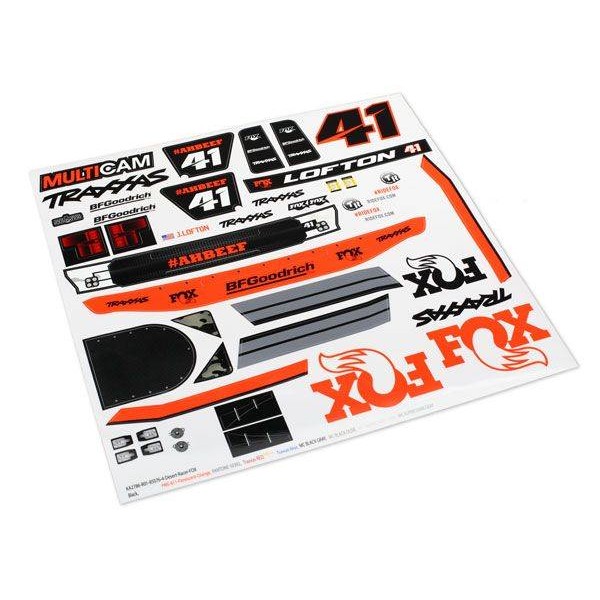 Traxxas Unlimited Decals Fox Edition