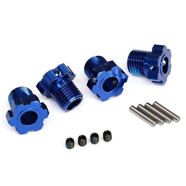 Traxxas E-Revo Wheel Hubs 17mm Blue