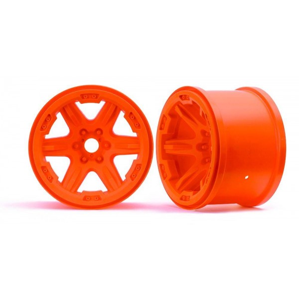 Traxxas Carbide 3.8" Wheels Orange