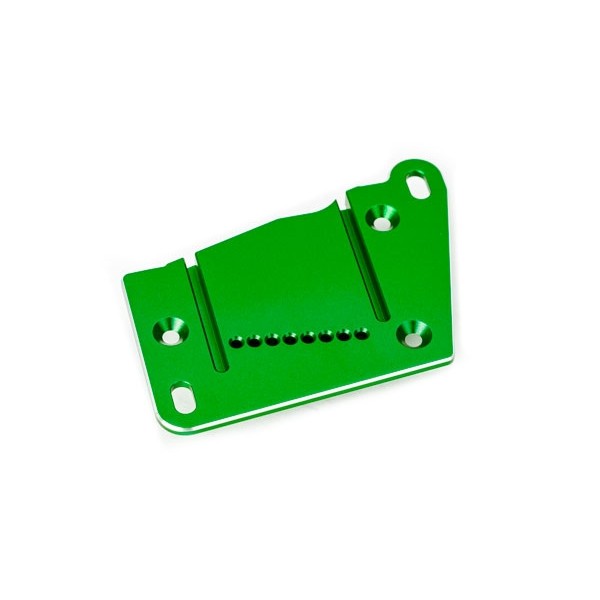 Traxxas Motor Mount cap, 6061-T6 Green Anodized Aluminum