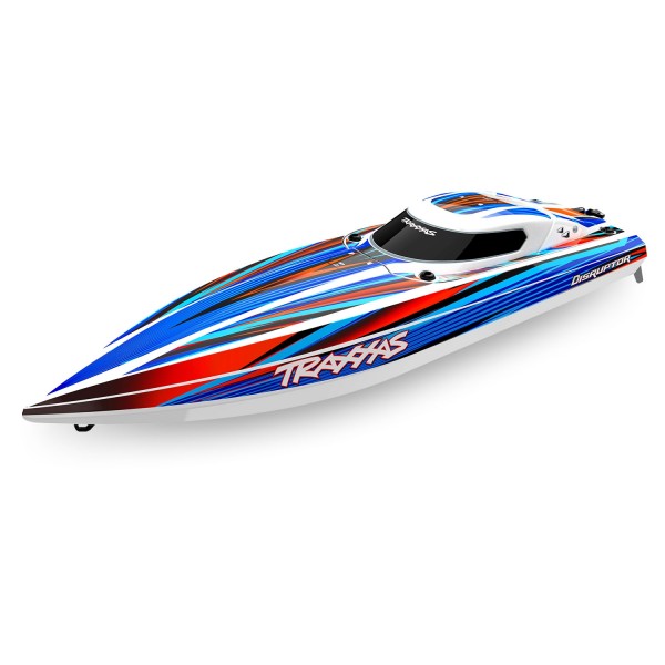 Traxxas Disruptor High Performance 4-Speed Race Boat, Blue