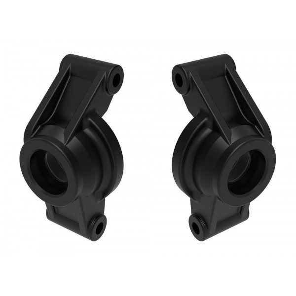Traxxas Left and Right Rear Stub Axle Carriers, Black