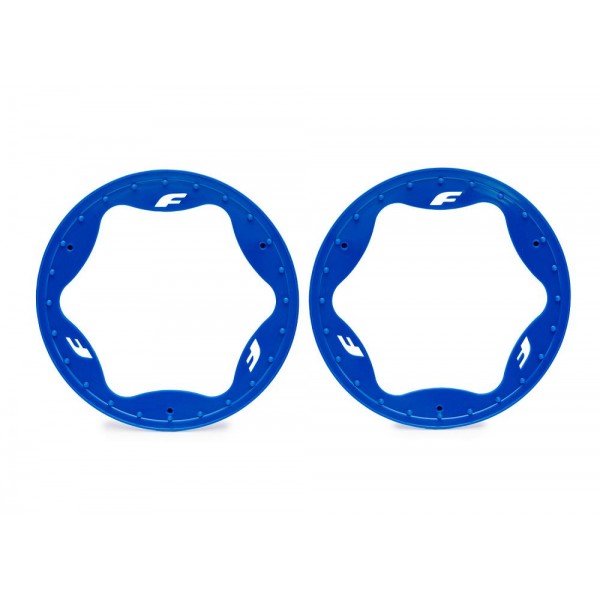 Traxxas 4.3" Red Funco Rear Beadlock Rings (2)