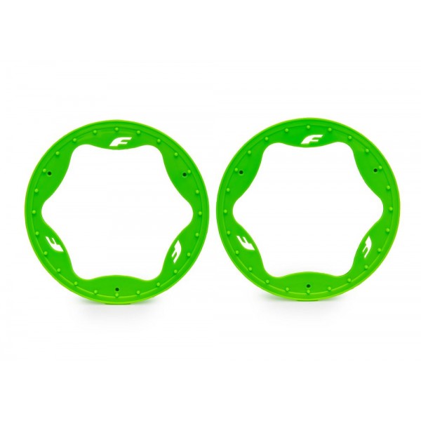 Traxxas BEADLOCK RINGS REAR GRN (2)